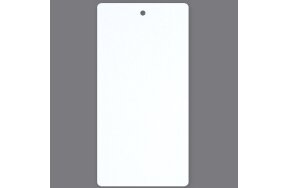 PRICE TAGS WHITE GLOSS 50x100mm